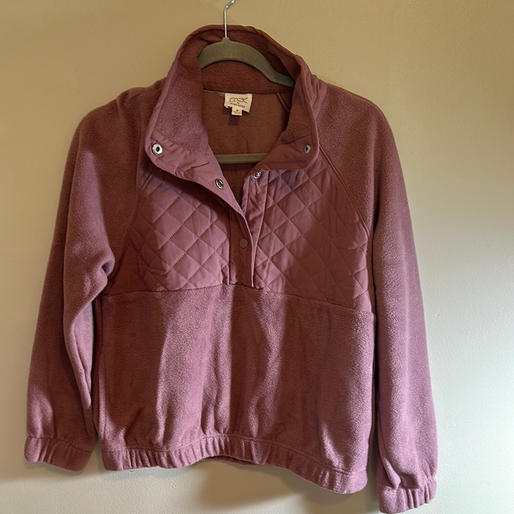 Pink Rose Cozy Mauve Top
